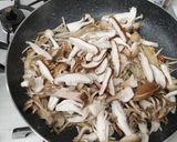 きのことごぼうのペペロンチーノ作り方6写真