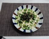 オクラとキュウリの冷たいうどん作り方5写真