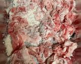 豚こま肉とピーマンの味ぽん炒め♪作り方1写真