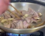 とーちゃんの豚カルビと野菜のオイルパスタ作り方3写真
