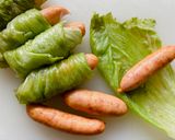 ポキポキウィンナーのロールレタス作り方1写真