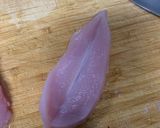 鶏のささみ　ピザ風焼き作り方2写真