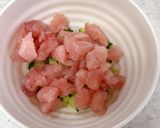 マグロときゅうりのタルタル作り方1写真
