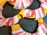 簡単おつまみ！南瓜チーズ豚バラ肉の肉巻き