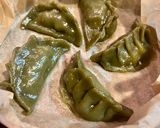 スピルリナ入り!米粉もちもち翡翠餃子作り方5写真