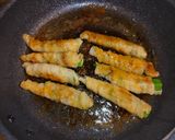 オクラの豚肉巻き作り方5写真