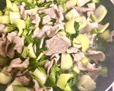 節約！簡単チンゲン菜と豚肉の塩炒め♪作り方2写真