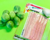 芽キャベツとベーコンのグリル作り方1写真