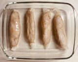 レンジで、おろしポンマヨのサラダチキン!作り方2写真