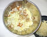 キャベツチーズ焼き♪簡単レシピお好み焼き作り方2写真