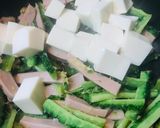 魚肉ソーセージの豆腐ゴーヤーチャンプルー作り方2写真