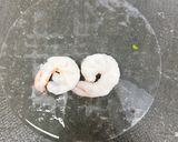 卵黄ソースで♪えびの生春巻き作り方5写真