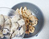 岩国蓮根と広島牡蠣の甘辛炒め♪作り方4写真