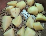 簡単★じゃがいもと挽肉の炒め煮作り方5写真