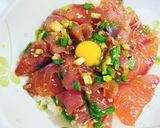 少年のハマチの漬け丼作り方4写真