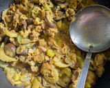 簡単★ナスとセロリと玉ねぎと牛肉のカレー作り方5写真