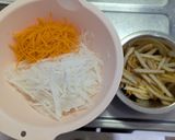 大根と丸天の炒め煮作り方1写真
