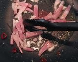 ワンパンでᕷ⋆ペペロンスープパスタ作り方2写真