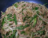 我が家のスタミナ丼 ひき肉丼作り方5写真
