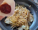イタリアン風のケチャップ焼きそば作り方4写真