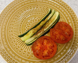 目玉焼きと焼き野菜等♪てんこ盛りプレート作り方2写真