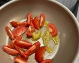 トマトと卵のあんかけ炒め作り方1写真