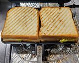 ハムとチーズの卵のホットサンド作り方7写真