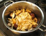 醤油味付け乾麺で作るかけうどん作り方7写真
