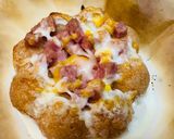 スパム&卵&チーズの焼きポンデリング🍩作り方5写真