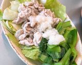 豚しゃぶ野菜もり🧚‍♀️小松菜・レタス作り方4写真