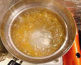 かぼちゃとほうれん草のクリームパスタ作り方3写真