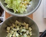 餃子の皮で豆乳グルト和風ラザニア作り方1写真