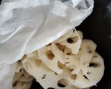 レンコンとごぼう天のきんぴら作り方3写真