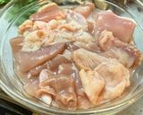 鶏肉とたけのこオイスターソース炒め作り方1写真