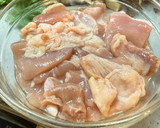 鶏肉とたけのこオイスターソース炒め作り方1写真