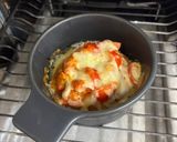 簡単❗️熱々✨市販のコロッケのトマトチーズ焼き🫕作り方5写真