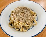 キノコのクリームパスタ作り方7写真