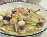 簡単本格！具だくさん八宝菜🍲中華丼作り方8写真