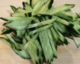 レンチンでしっとり!鶏ささ身の中華サラダ作り方2写真