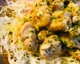 鶏肉のチーマヨしょう油焼き/炙り焼き風作り方4写真