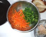 春菊ツナ缶胡麻あえ♪簡単レシピ咳・高血圧作り方8写真