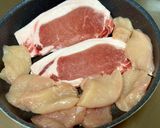 油なし、簡単、お肉、塩レモン蒸し焼き作り方2写真