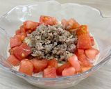 トマトたっぷり♡冷やしトマト担々麺作り方6写真