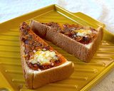 背徳感やみつき❣️食べるラー油マヨトースト作り方4写真