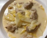 簡単！鶏肉と白菜のチーズクリーム煮込み作り方6写真