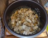 鮭舞茸ベーコンのバター醤油炊き込みご飯作り方2写真