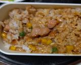 レンジ簡単ビーフストロガノフ味オムライス弁当作り方8写真
