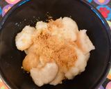 離乳食中期＼食パンで朝ご飯／きなこミルク作り方5写真