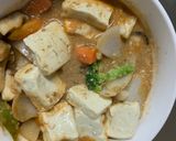 お一人様クリーミー酸辣炒飯味豆腐野菜炒め作り方21写真