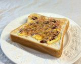 あみ海老と鰹節のお好み焼き風トースト作り方6写真